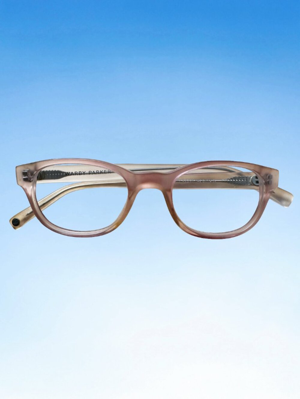 00s Warby Parker Webb 502 48mm Matte Crystal Glasses